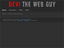 Tablet Screenshot of devithewebguy.com